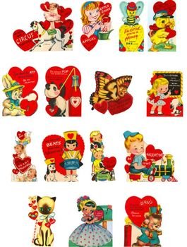 Vintage Valentines Day Clip Art N10