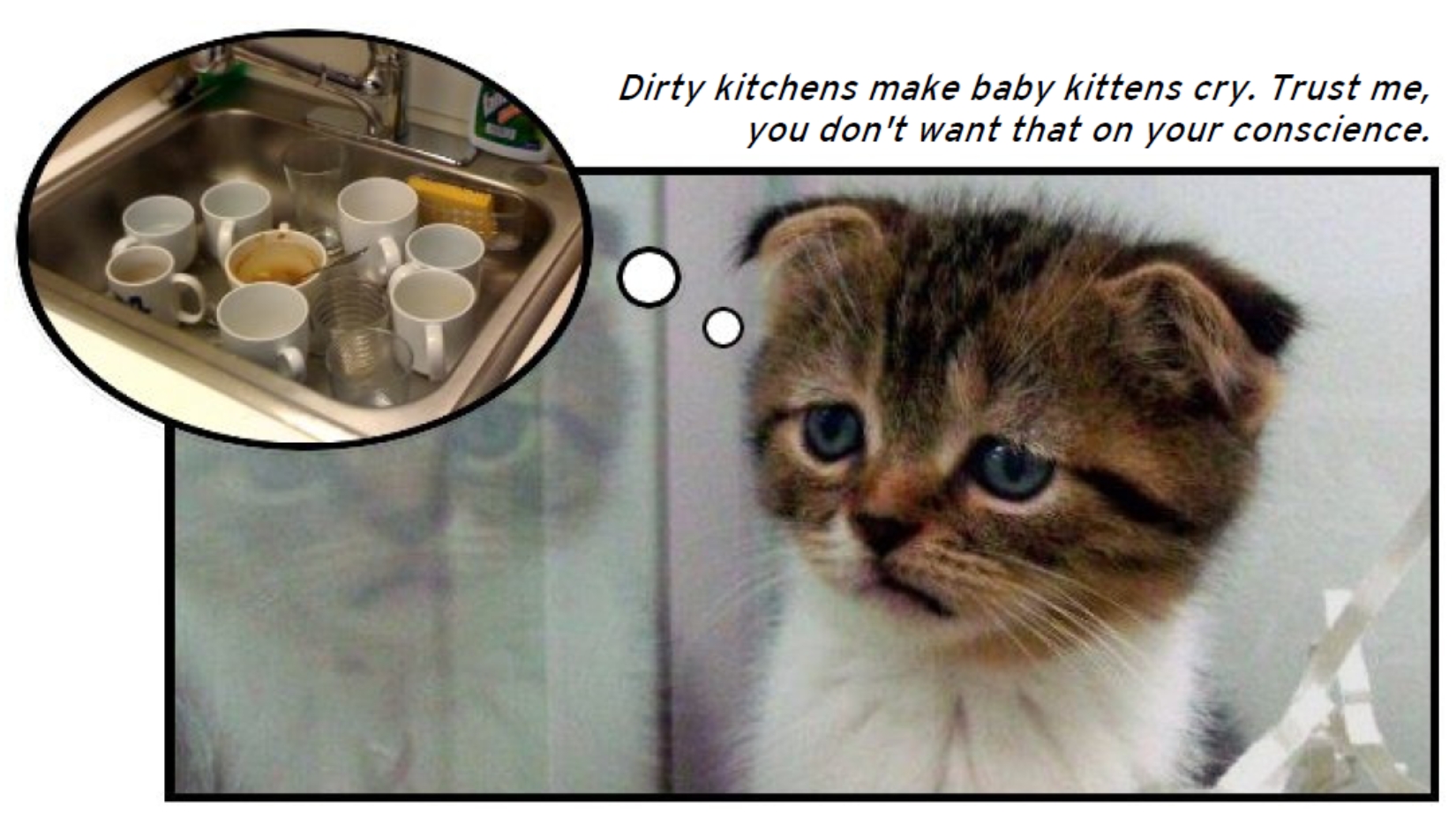 Poster with office kitchen rules free image download