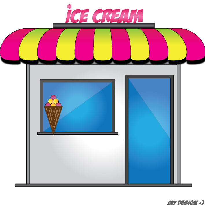 Ice Cream Shop Clip Art N2 free image download