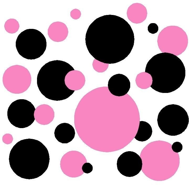Pink And Black Polka Dots Free Image Download 6992