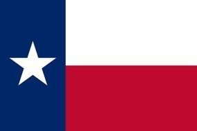 Ä°llustration of Texas State Flag