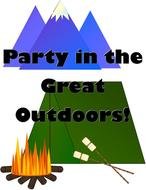 Camping Party Invitation Templates