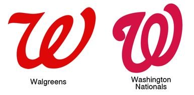 Washington Nationals Vs Walgreens Logo drawing