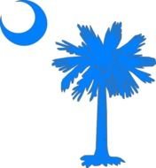 Palm And Moon Clip Art