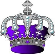 Silver Crown Clip Art N2