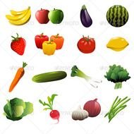 Fruits And Vegetables Clip Art N22