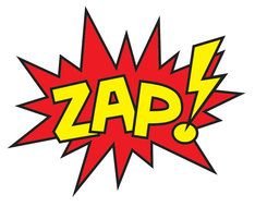 Superhero Zap Clip Art