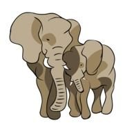 Clip Art Mothers Day Elephant Baby Love Mother
