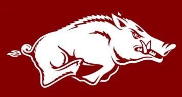 Printable Arkansas Razorback Logo drawing