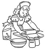 Baking Coloring Pages drawing