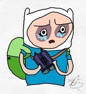 Sad Adventure Time clipart
