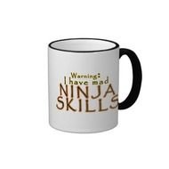 Funny Ninja Joke Mugs
