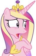 Princess Cadence as graphic illustration