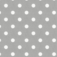 Grey And White Polka Dots