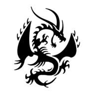 black dragon tattoo