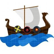Viking Boat Clip Art