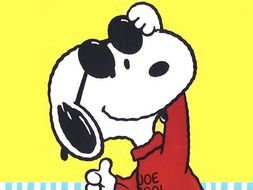 Cartoon cool Snoopy clipart