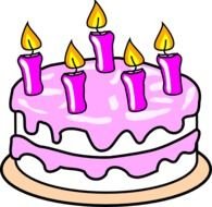 Birthday Cake Clip Art N152