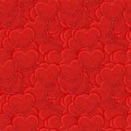 Red Glitter Hearts N2