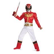 boy in red-white suit