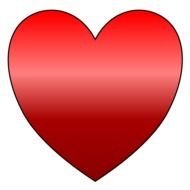 Red Heart Clip Art N46