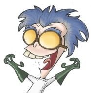 Evil Scientist Cartoon N2