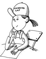 Student Thinking Clip Art N12