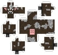 Minecraft Papercraft Cow
