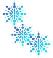 Blue Snowflake Clip Art Free