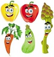 Cartoon Fruit Vegetable Clip Art