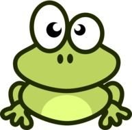 animated funny frog