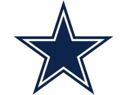 Pink Dallas Cowboys Star Logo drawing