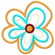 Groovy Flower Clip Art N7