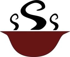 Soup Bowl Clip Art drawing