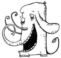 Funny Cartoon Elephants
