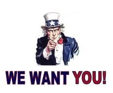 Uncle Sam We Want You drawing