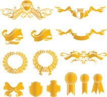 Gold Royal Borders clipart