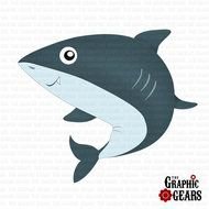 Cute Shark Clip Art N8
