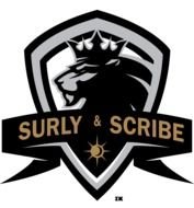 surly and scribe Logo drawing