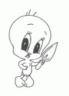 Baby Tweety Bird Coloring Pages drawing