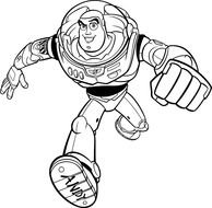 Buzz Lightyear Coloring Pages drawing