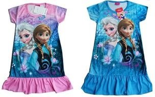 children's dresses with the image of heroes from an Frozen heart as a picture for a clipart