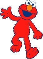 Sesame Street red Elmo drawing