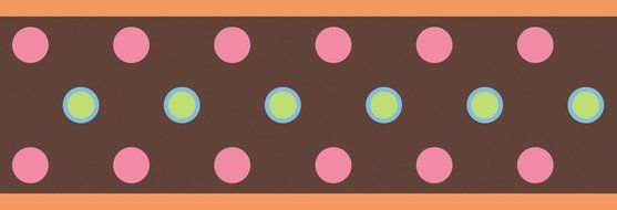 colorful Polka Dot Border