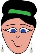 Sad Woman Clip Art N2