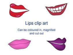 Lips Outline Clip Art N4