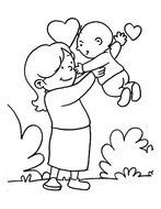 Best Mom Coloring Pages