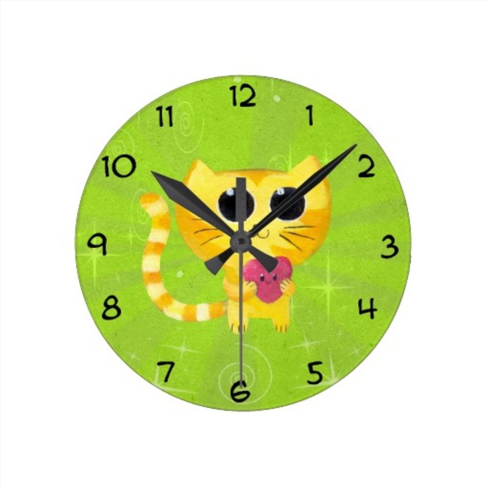 Cute Wall Clock Clip Art N2