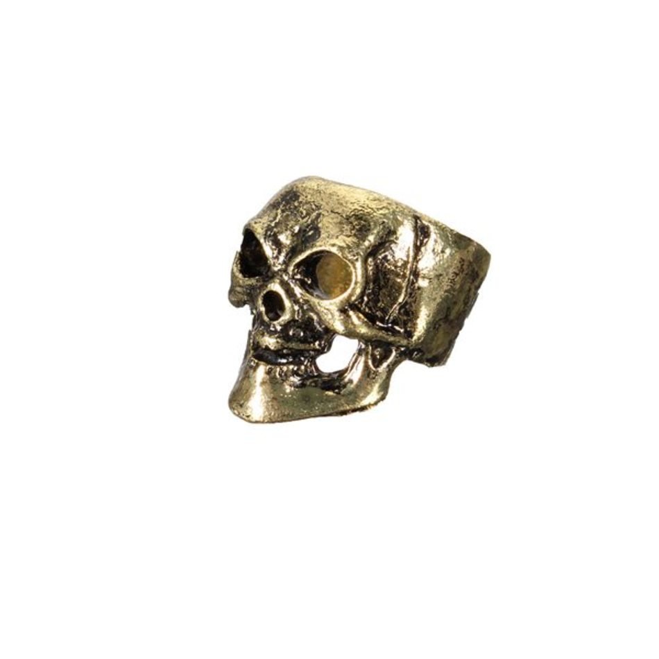 1pc Punk Alloy Skull Head Ear Clip Earring Hook No Piercing