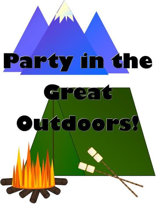 Camping Party Invitation Templates